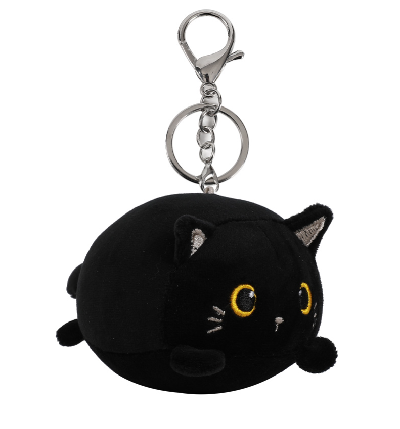 Portachiavi Peluche GATTO NERO