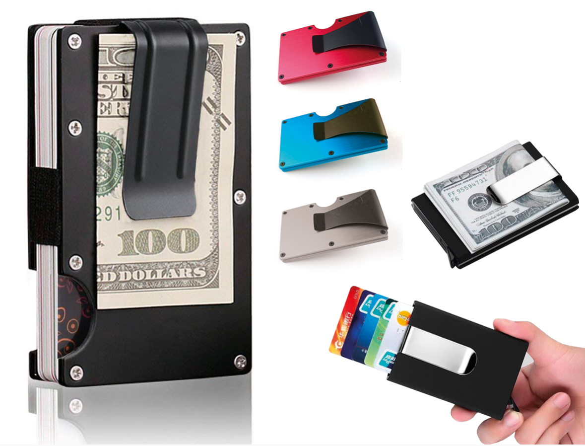 Portatessere in metallo GRIGIO