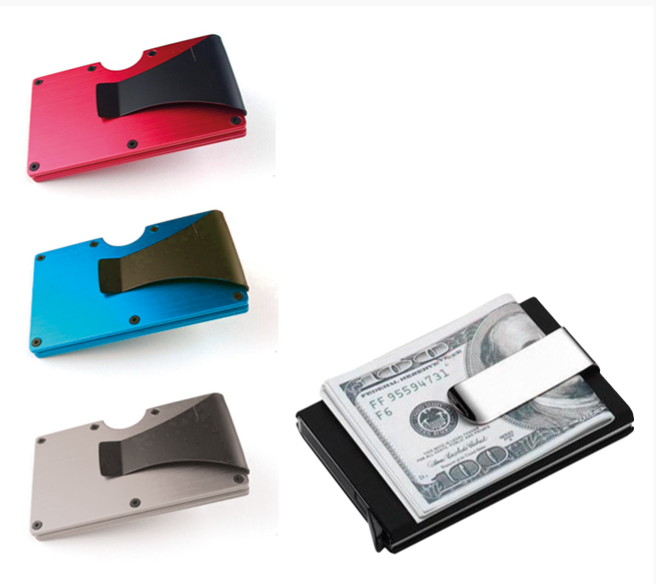 Portatessere in metallo GRIGIO