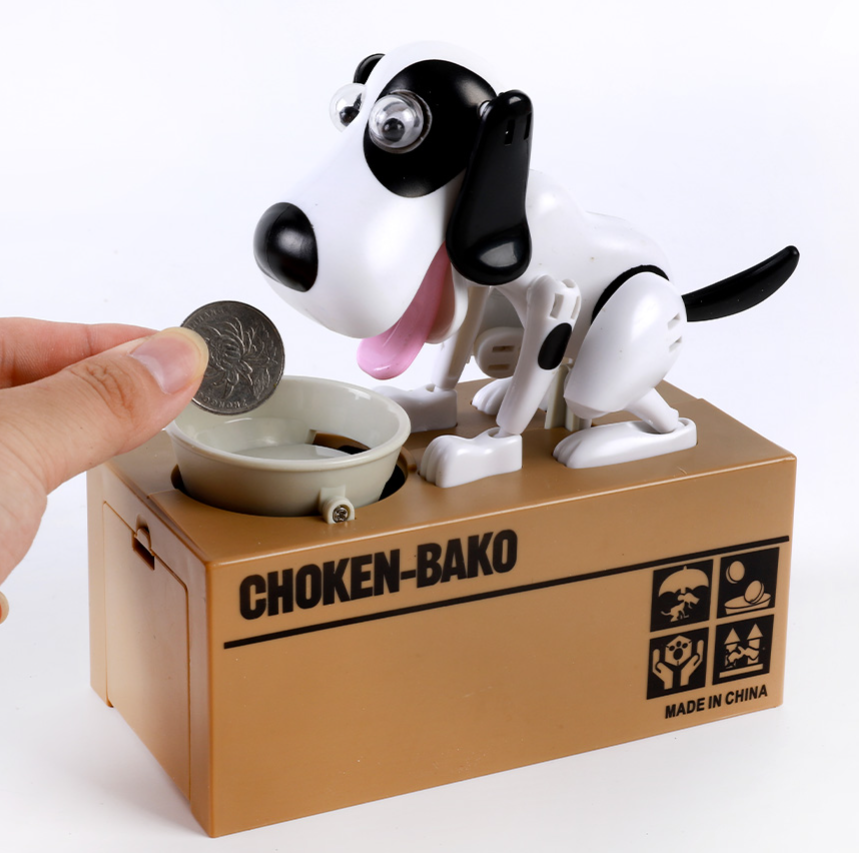 Salvadanaio meccanico Cane