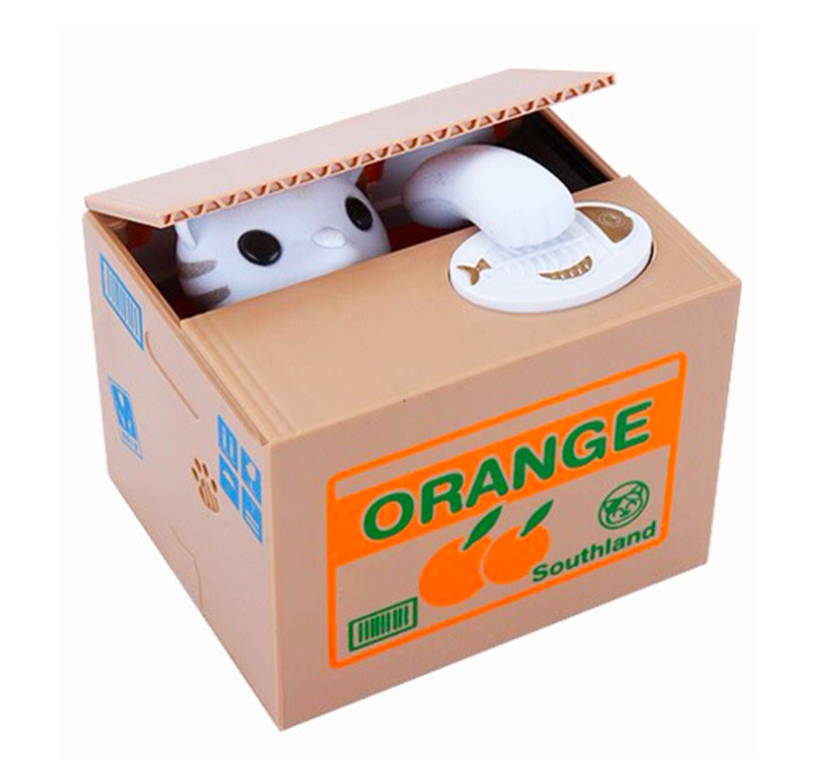 Salvadanaio meccanico Gatto