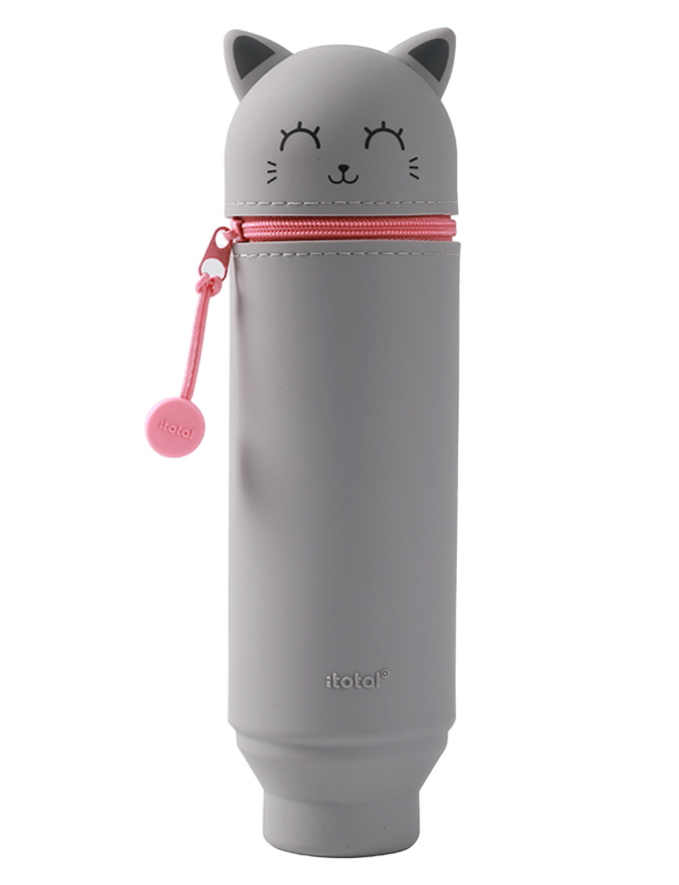 Astuccio in silicone Gatto grigio