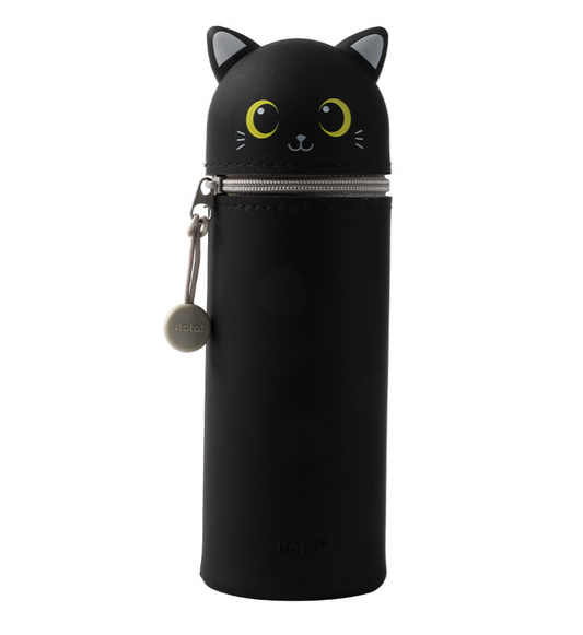Astuccio in silicone Gatto nero