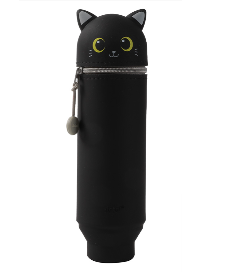 Astuccio in silicone Gatto nero