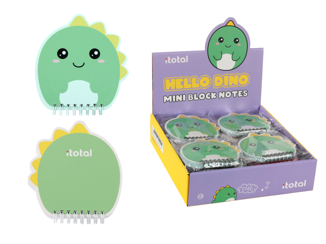 Block Notes 80 gr, 80 fogli DINOSAURO