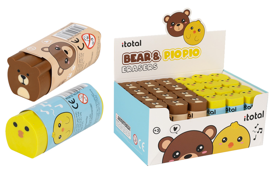 Gomma per matita a forma di PULCINO