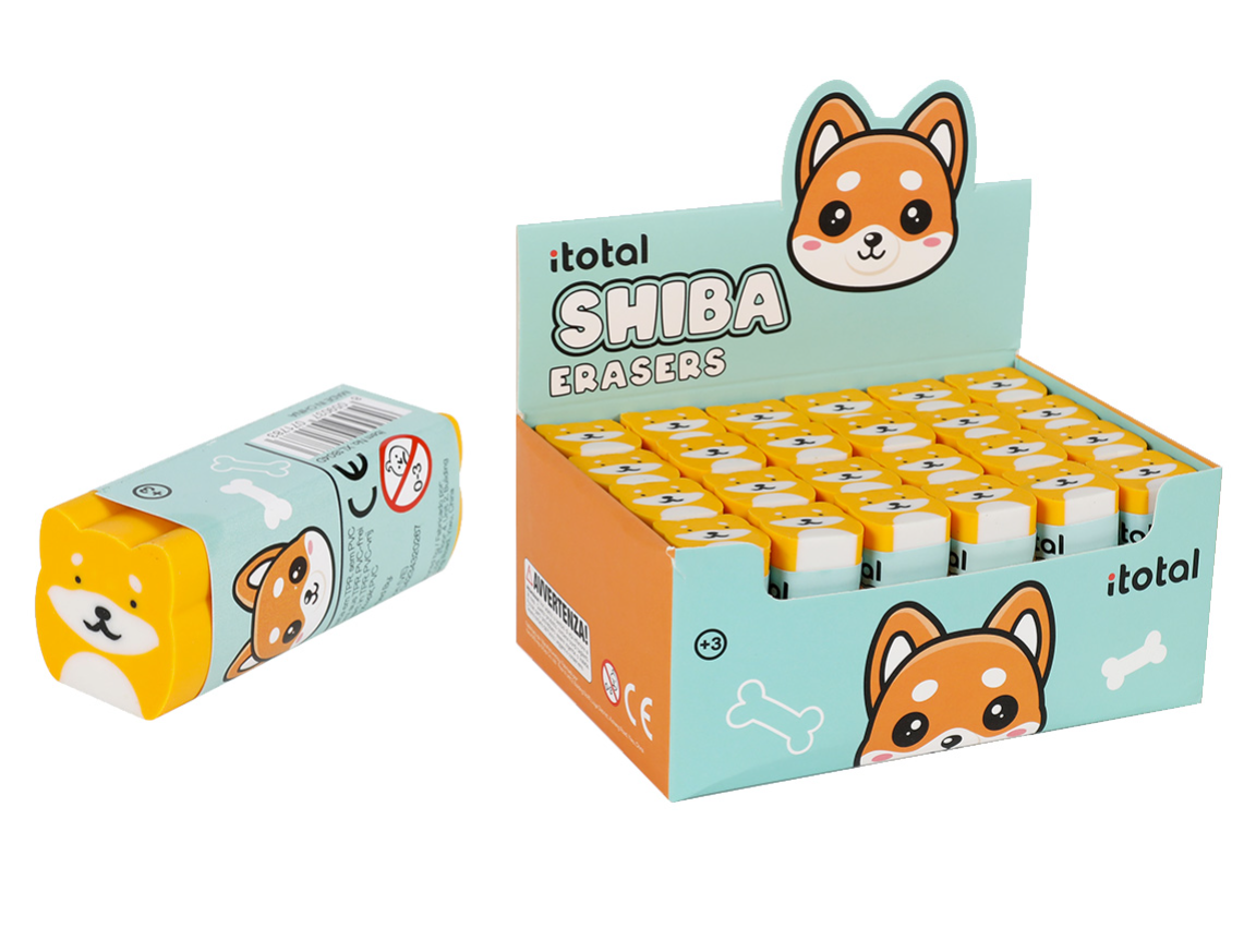 Gomma per matita a forma di cane SHIBA