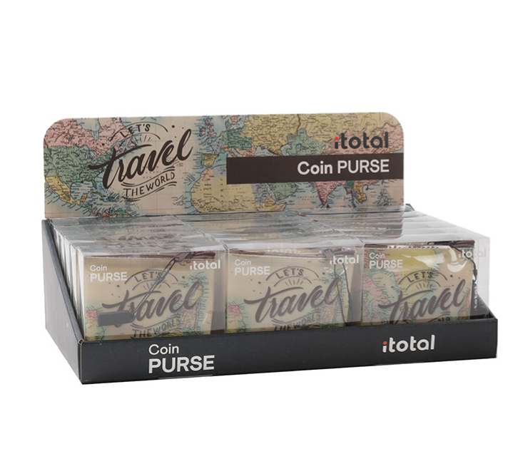 Portamonete Trasparente PVC OLD MAP