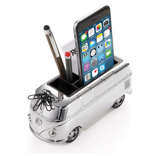 Organizer Fermacarte in metallo da scrivania VW Samba Bus T1