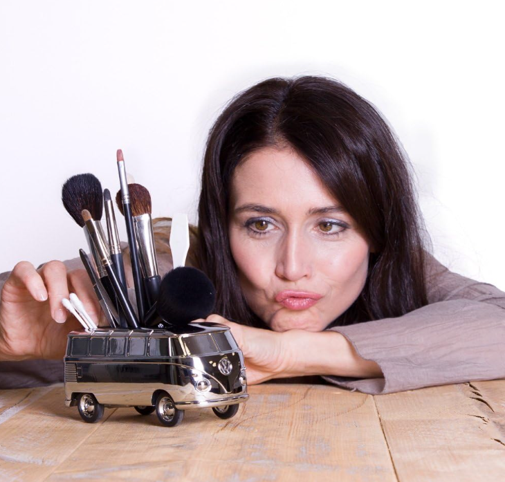 Organizer Fermacarte in metallo da scrivania VW Samba Bus T1