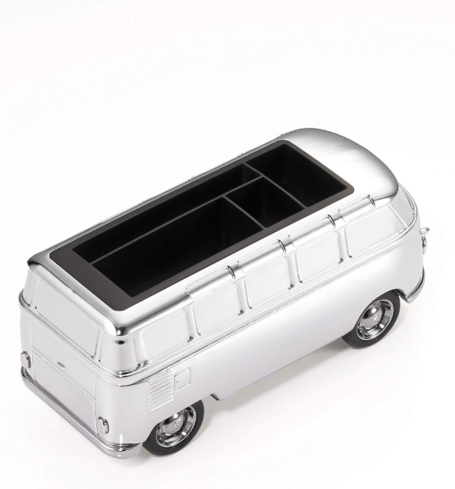 Organizer Fermacarte in metallo da scrivania VW Samba Bus T1