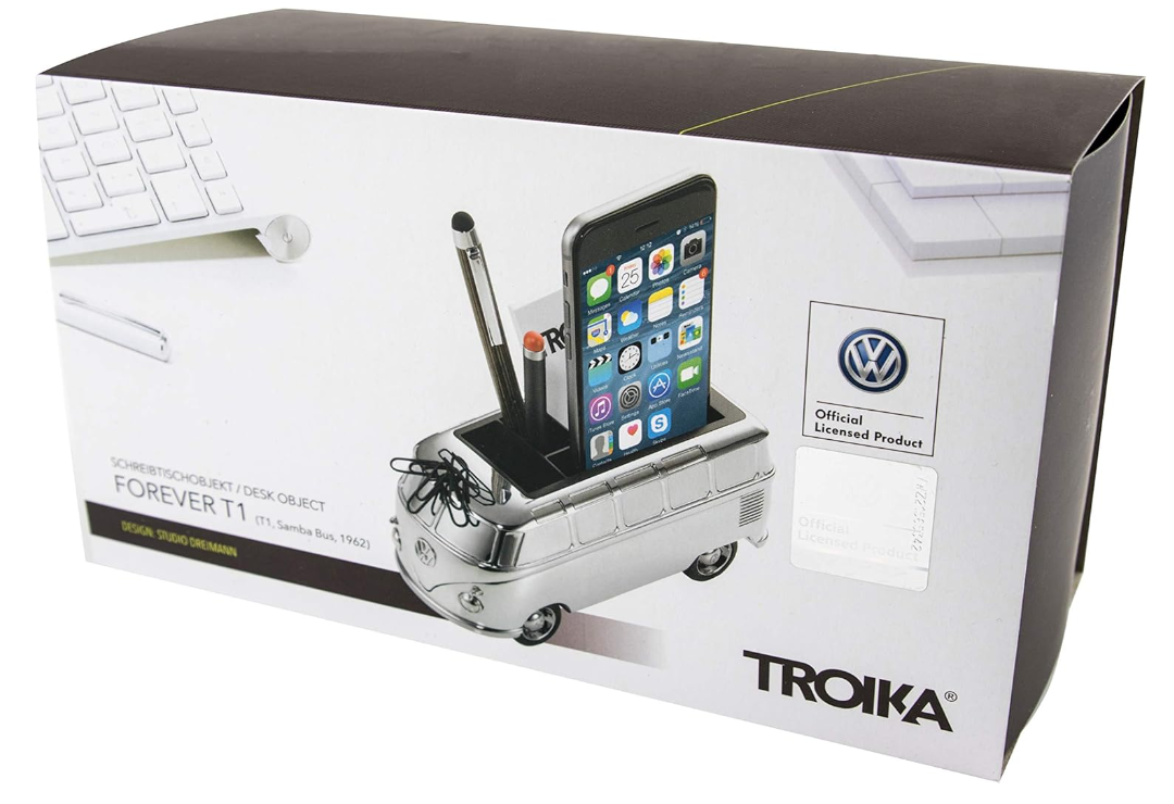 Organizer Fermacarte in metallo da scrivania VW Samba Bus T1