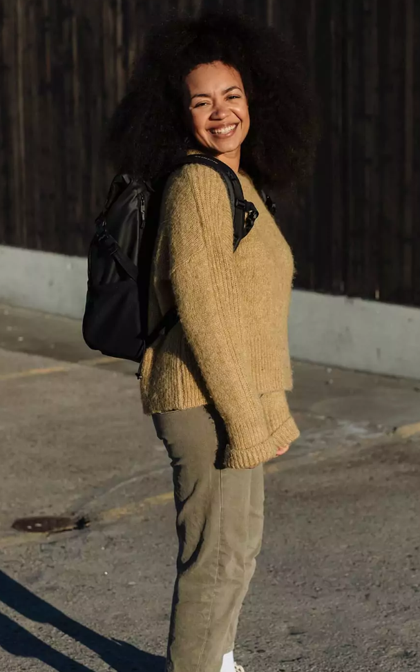 Zaino Impermeabile Street Light 22L Black