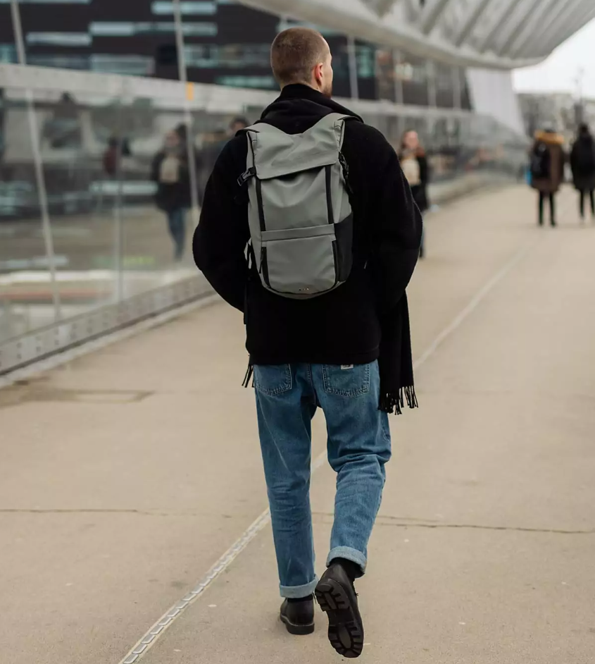 Zaino Impermeabile Street Light 22L Green