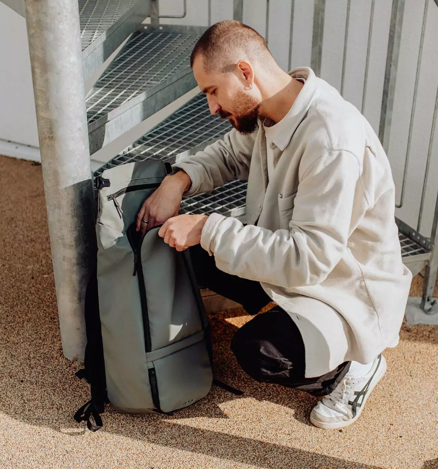 Zaino Impermeabile Street Light 22L Green