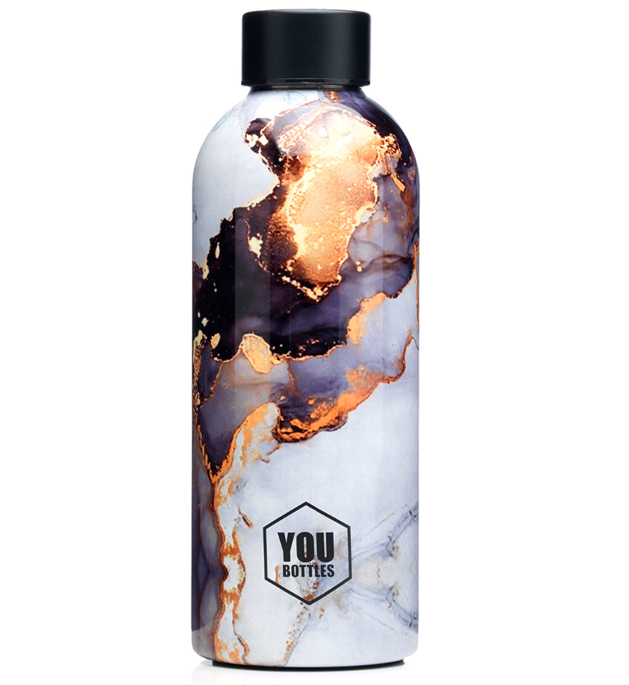 Borraccia Termica 500 ml Gold Marble