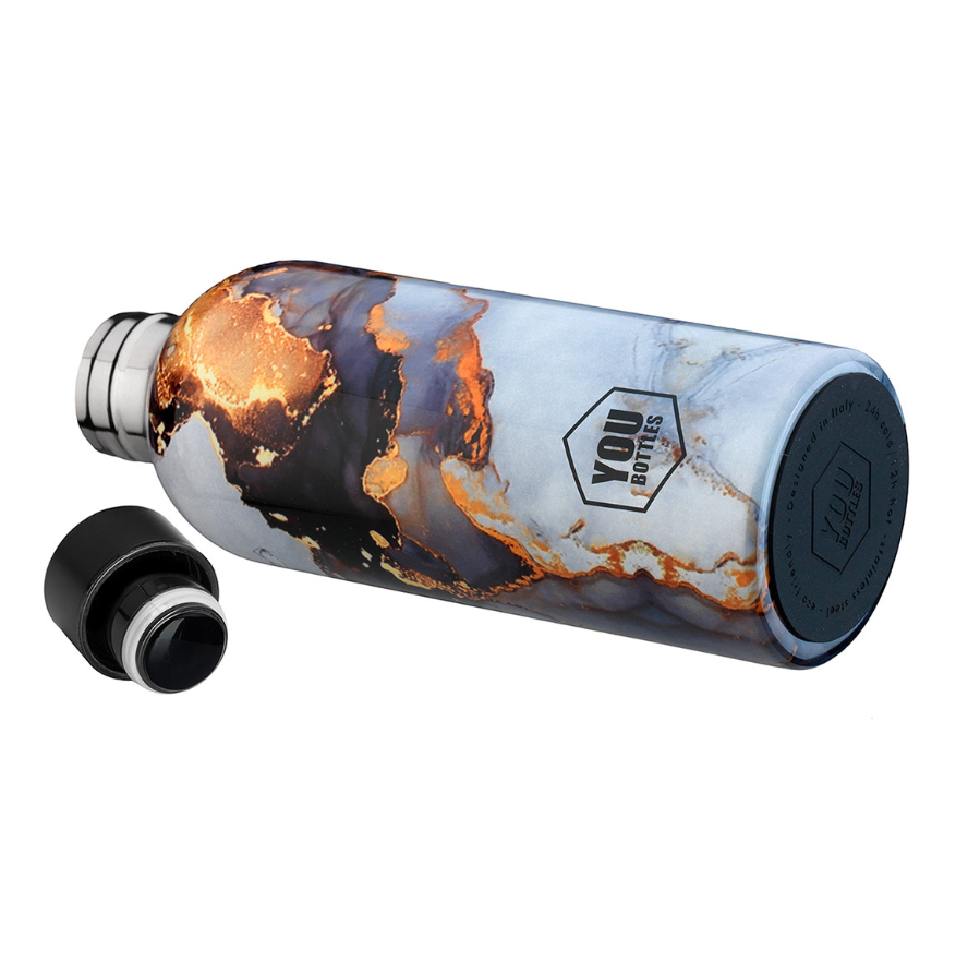 Borraccia Termica 500 ml Gold Marble