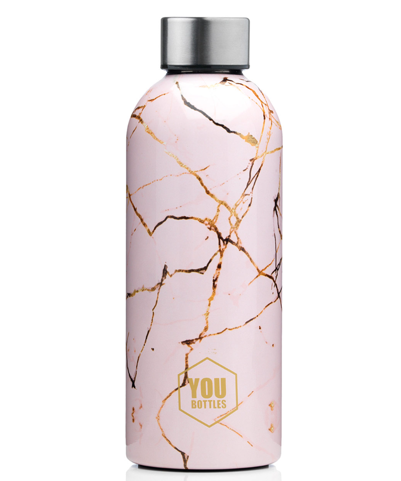 Borraccia Termica 500 ml Pink Marble