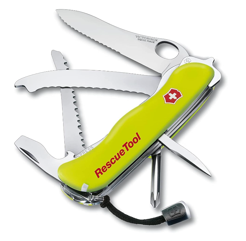 Coltellino Multiuso Rescue Tool con custodia