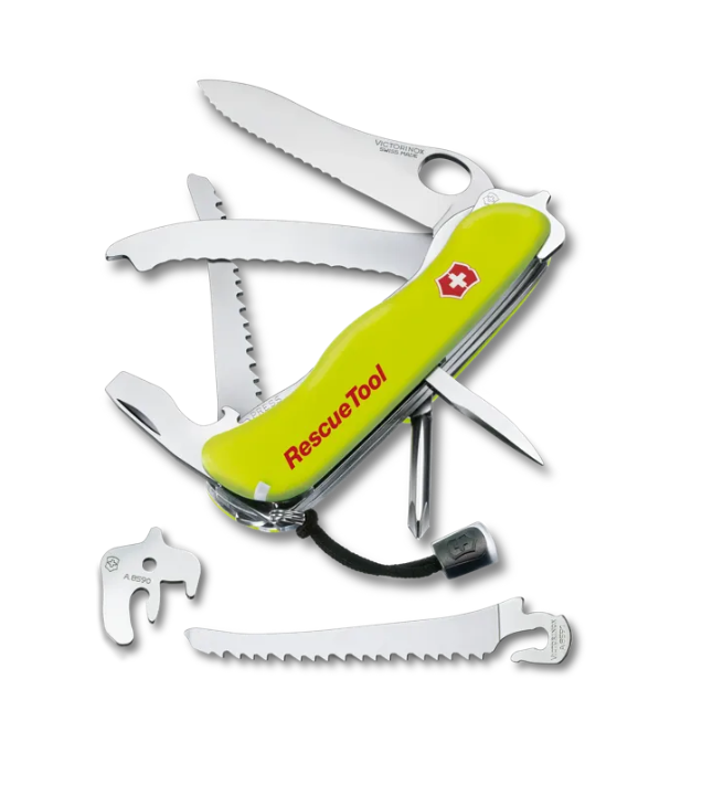 Coltellino Multiuso Rescue Tool con custodia