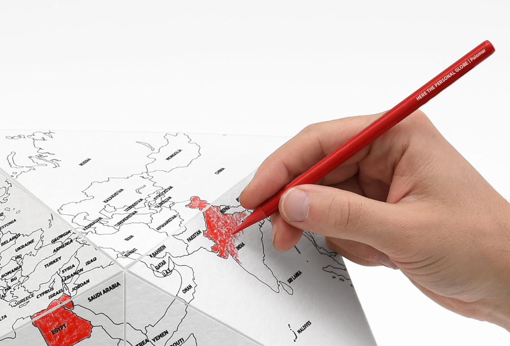 Mappamondo Poliedrico Here by me Small