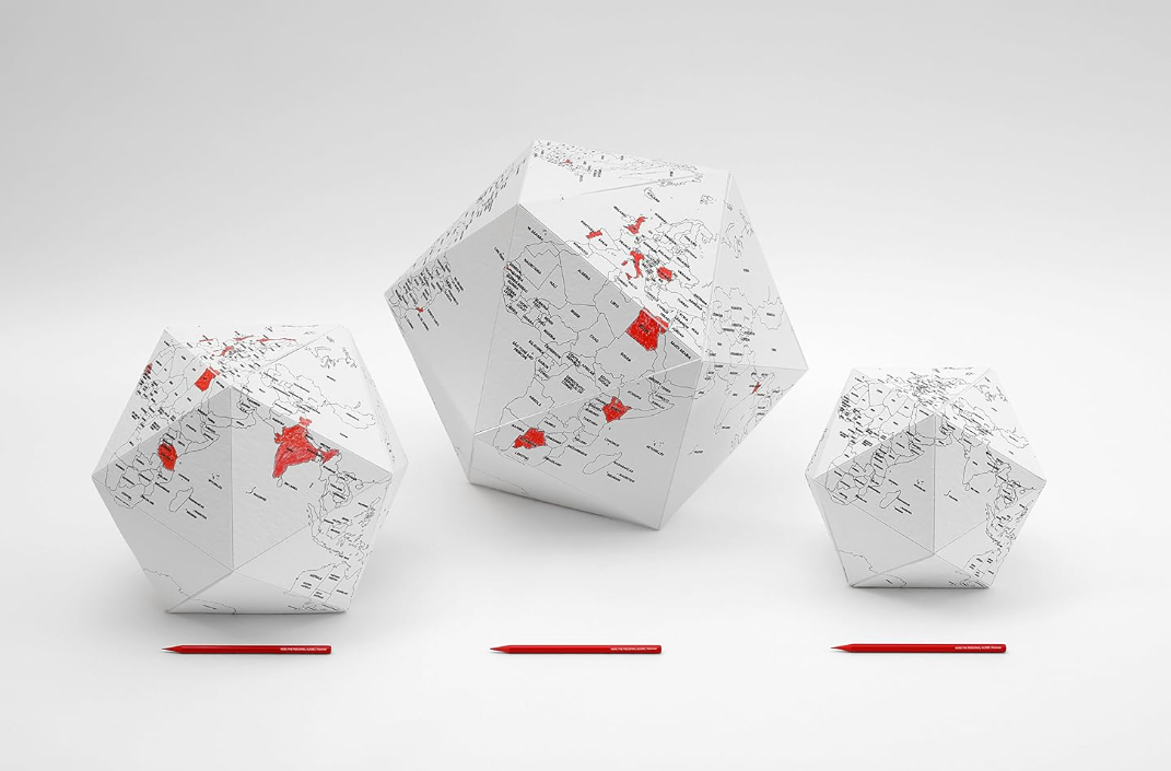 Mappamondo Poliedrico Here by me Small