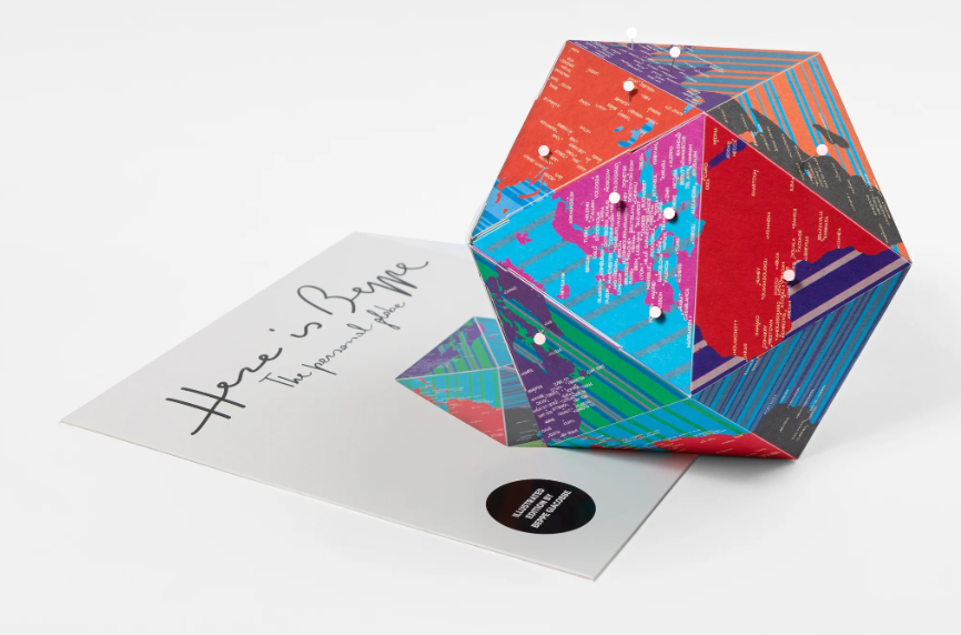 Mappamondo Poliedrico Here Illustrated Small Beppe Giacobbe Small