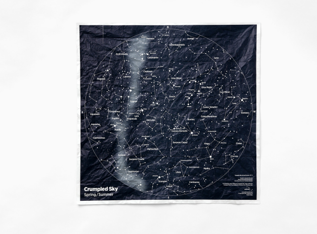 Mappa Costellazioni Pieghevole Crumpled Sky - Autumn/Winter
