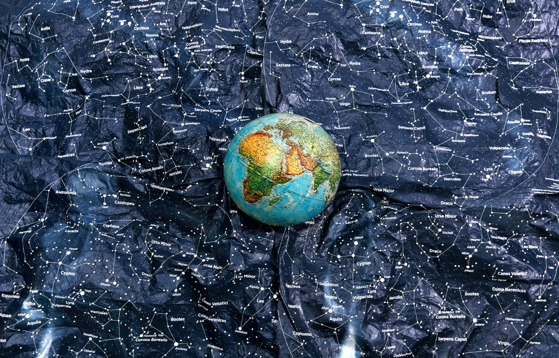 Mappa Costellazioni Pieghevole Crumpled Sky - Autumn/Winter