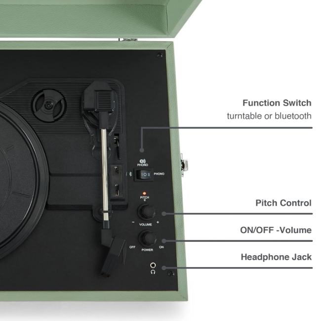 Giradischi Bluetooth Voyager Sage33/45/78 giri