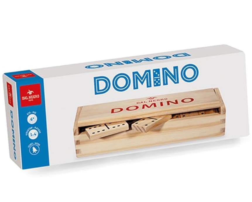 Gioco Domino in legno con scatola