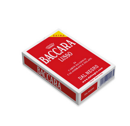 Carte da gioco Baccara Mazzo Rosso Extra