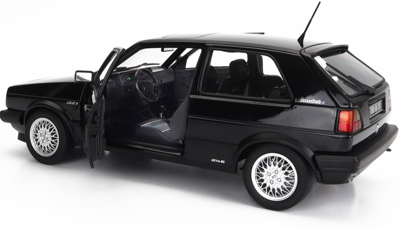 Modellino in scala 1/18 VW GOLF II GTi MATCH 1989 NERA
