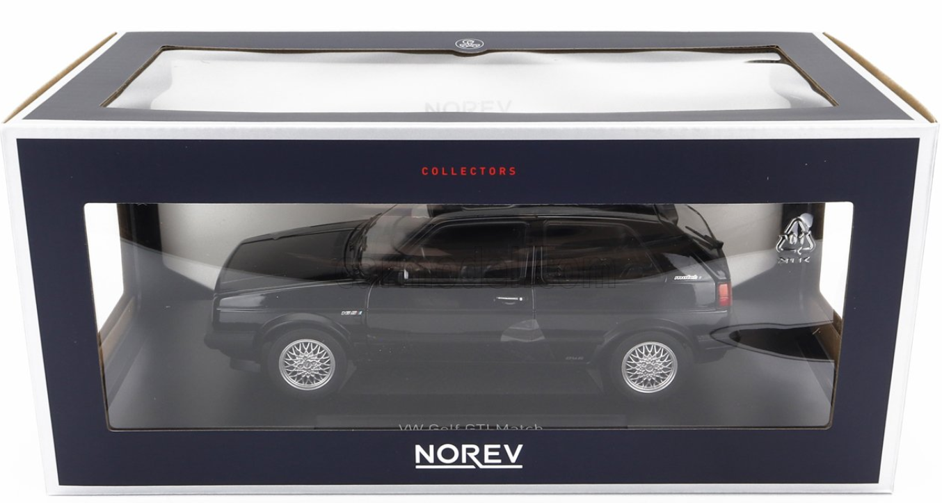 Modellino in scala 1/18 VW GOLF II GTi MATCH 1989 NERA
