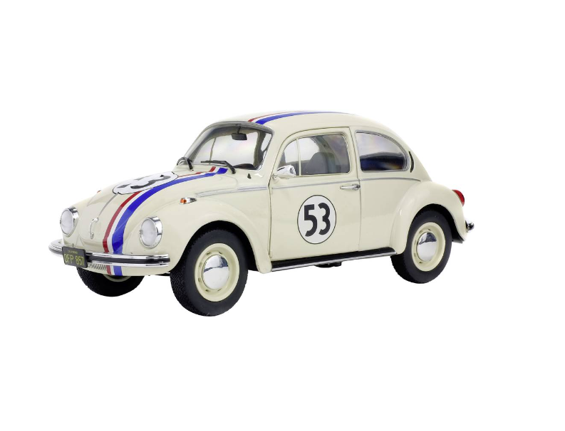 Modellino in scala 1/18 VW BEETLE 1303 N 53 RACER HERBIE 1973
