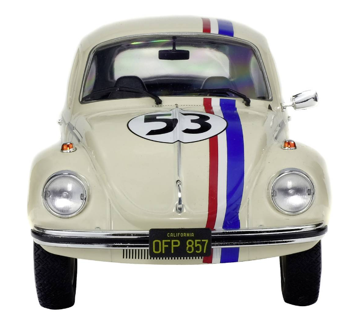 Modellino in scala 1/18 VW BEETLE 1303 N 53 RACER HERBIE 1973