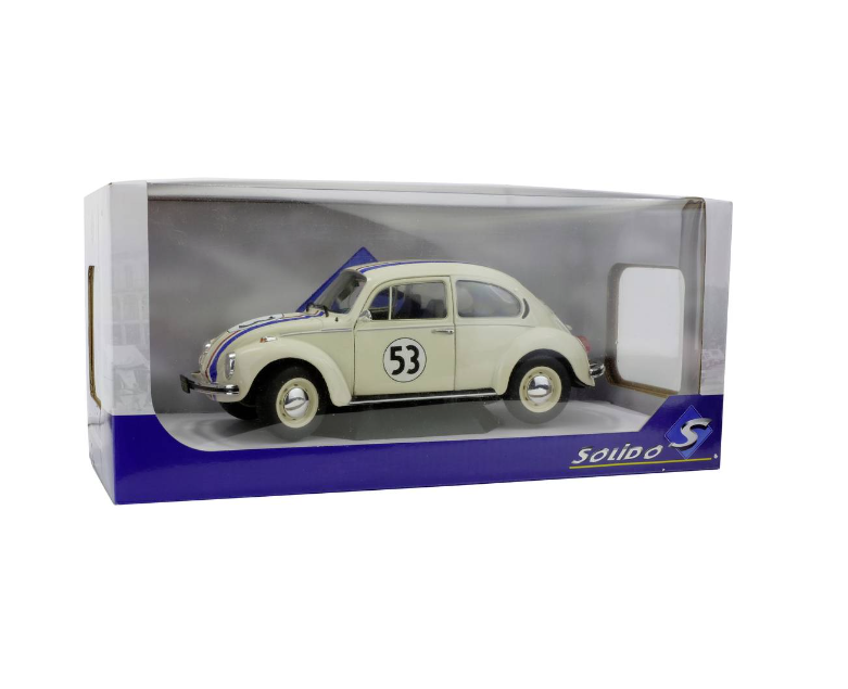 Modellino in scala 1/18 VW BEETLE 1303 N 53 RACER HERBIE 1973