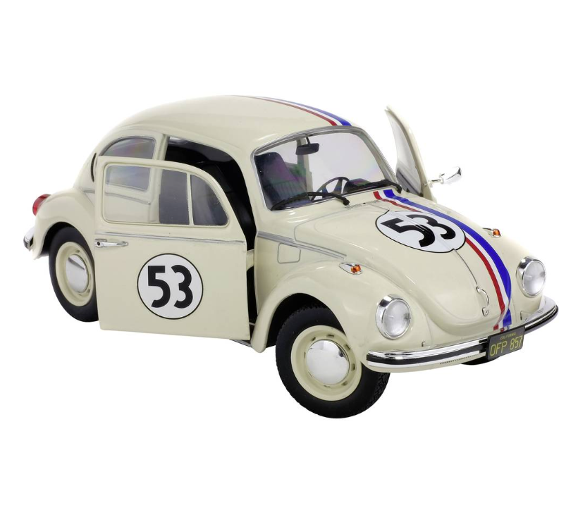 Modellino in scala 1/18 VW BEETLE 1303 N 53 RACER HERBIE 1973