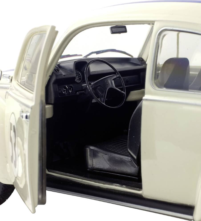 Modellino in scala 1/18 VW BEETLE 1303 N 53 RACER HERBIE 1973
