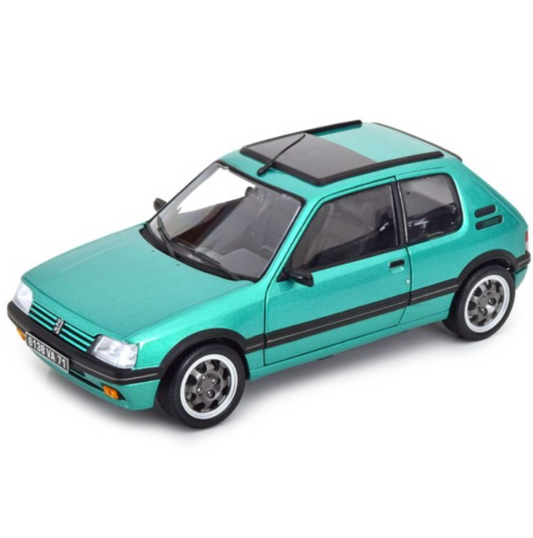 Modellino in scala 1/18 PEUGEOT 205 1 9 GTi GRIFFE WITH WINDOROOF 1991