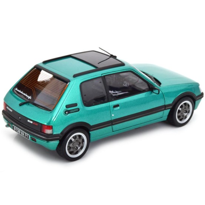 Modellino in scala 1/18 PEUGEOT 205 1 9 GTi GRIFFE WITH WINDOROOF 1991