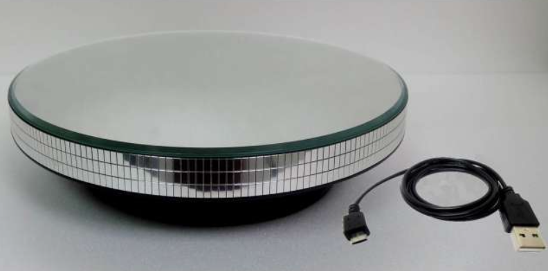 Base Rotante Specchiata per modellini in scala larghezza 25cm