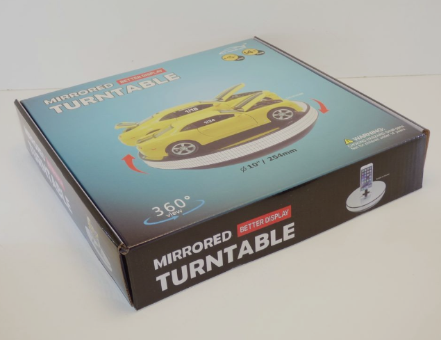 Base Rotante Specchiata per modellini in scala larghezza 25cm