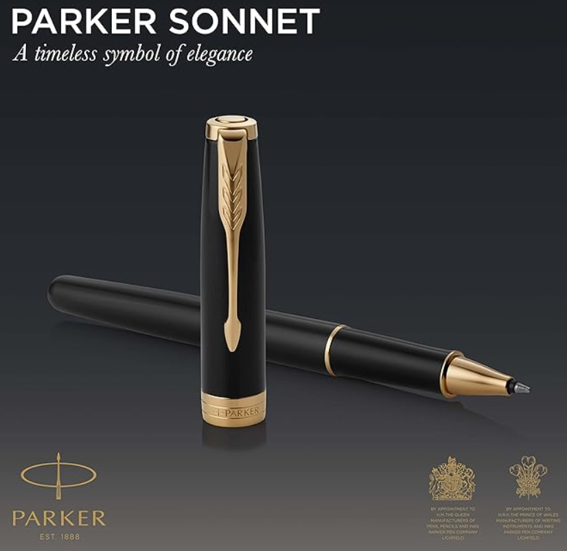 Penna Roller Parker Sonnet Black Laquer