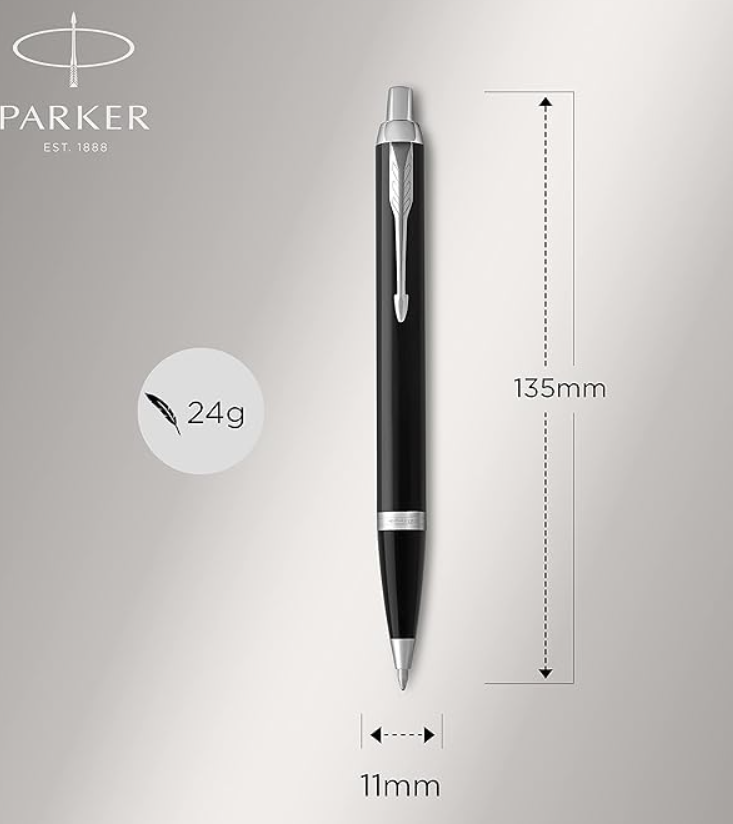 Set Penna Sfera + Penna Stilografica M Black Chrome