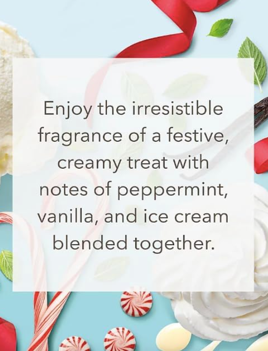 Candela Grande da 538gr Candy Cane Milkshake