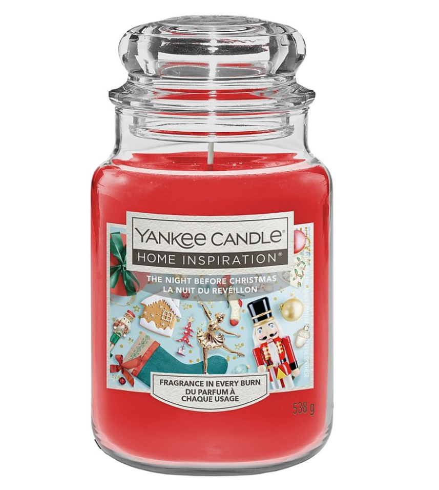 Candela Grande da 538gr Night Before Christmas