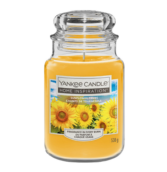 Candela Grande da 538gr Sunflower Fields