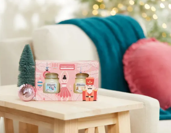 Candele Piccole da 104gr conf. 2 pezzi Christmas Gift Box