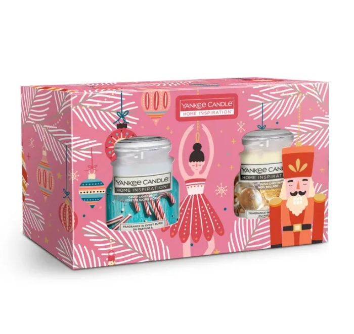 Candele Piccole da 104gr conf. 2 pezzi Christmas Gift Box